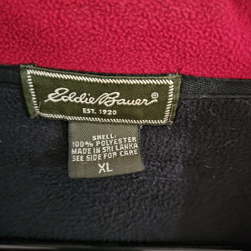 Eddie Bauer Men's Windcutter Fleece Jacket Size Xl Full‎ Zip